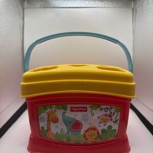 VTG 2006 Fisher-Price Red and Yellow Shape Sorter